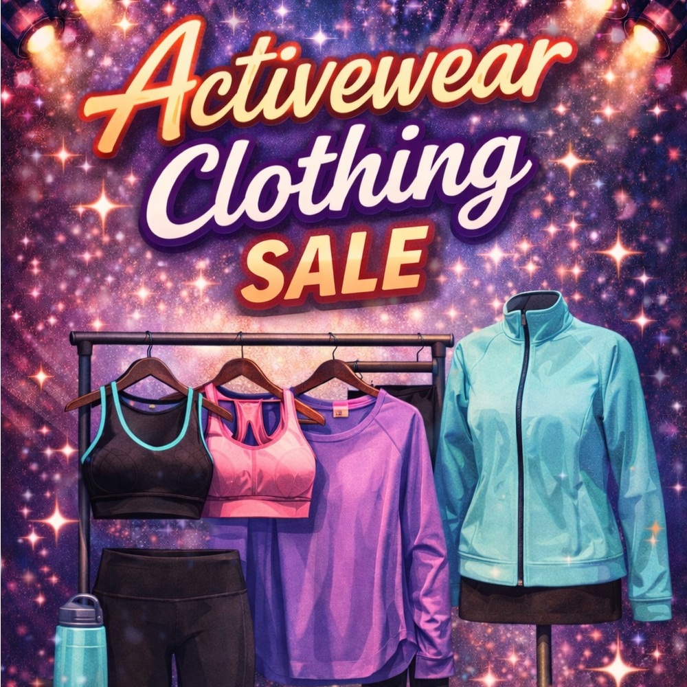 Activewear Sale - Leggings, Tops, Jackets, Bras, Sweats, Skirts